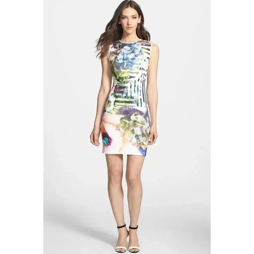 Clover Canyon Floral Maze Neoprene Dress